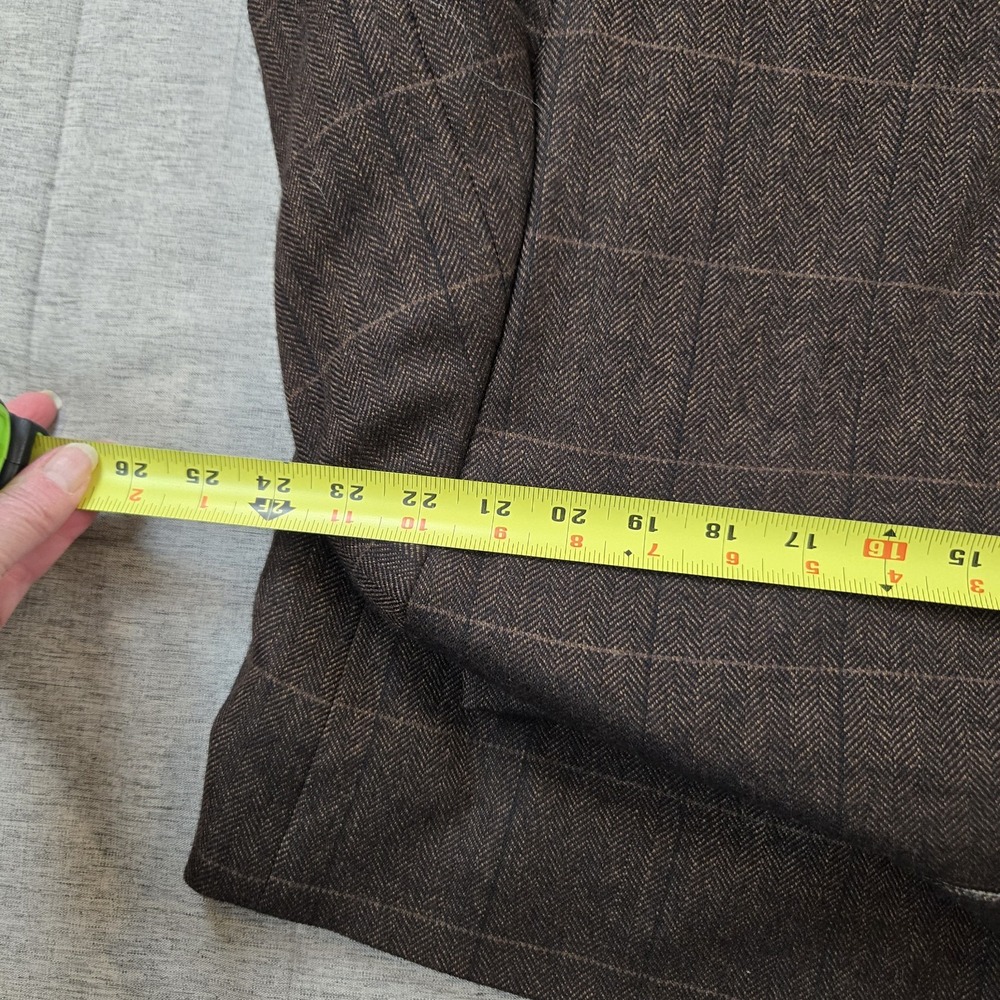Alan Flusser Men's Single Breasted Sport Coat Blazer Lambswool Cashmere 48R - Picture 13 of 15